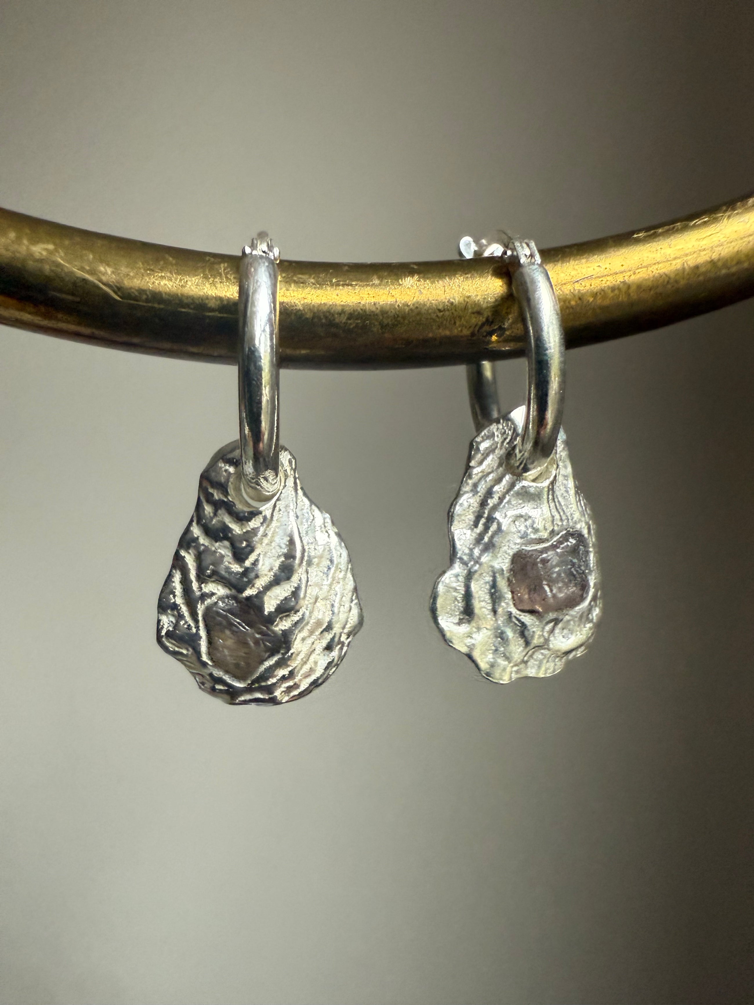 SAPPHIRE GEMSTONE HOOPS 8