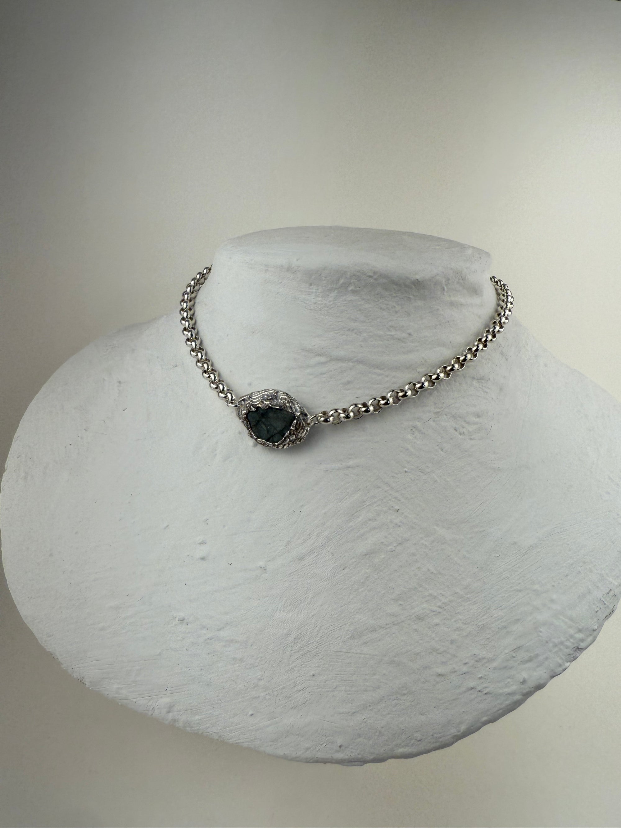 EMERALD GEMSTONE CHAIN 7
