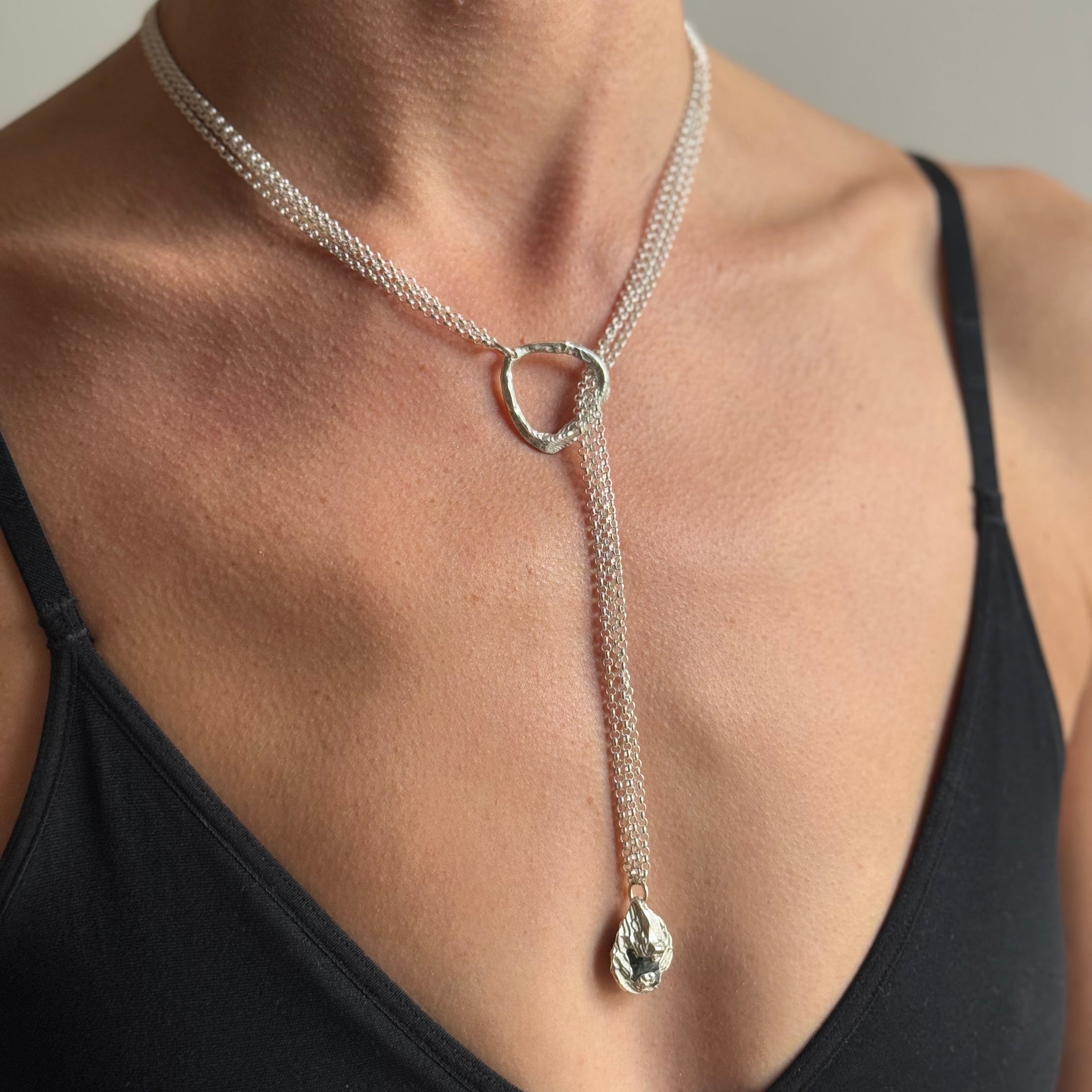 AQUAMARINE GEMSTONE CLASP 2