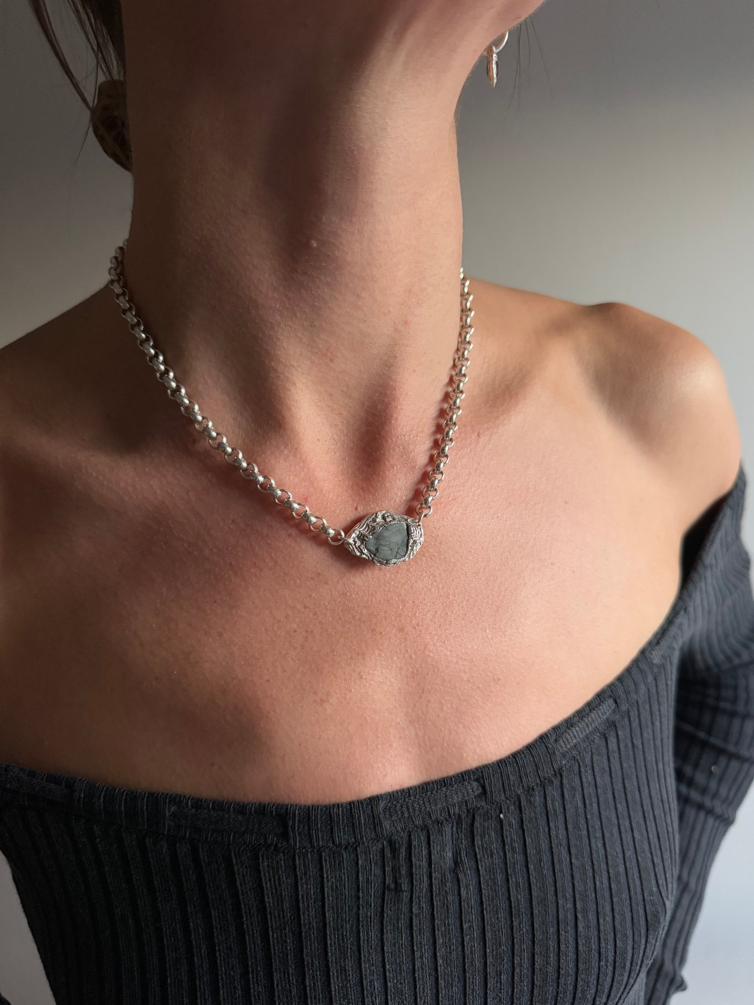 EMERALD GEMSTONE CHAIN 7