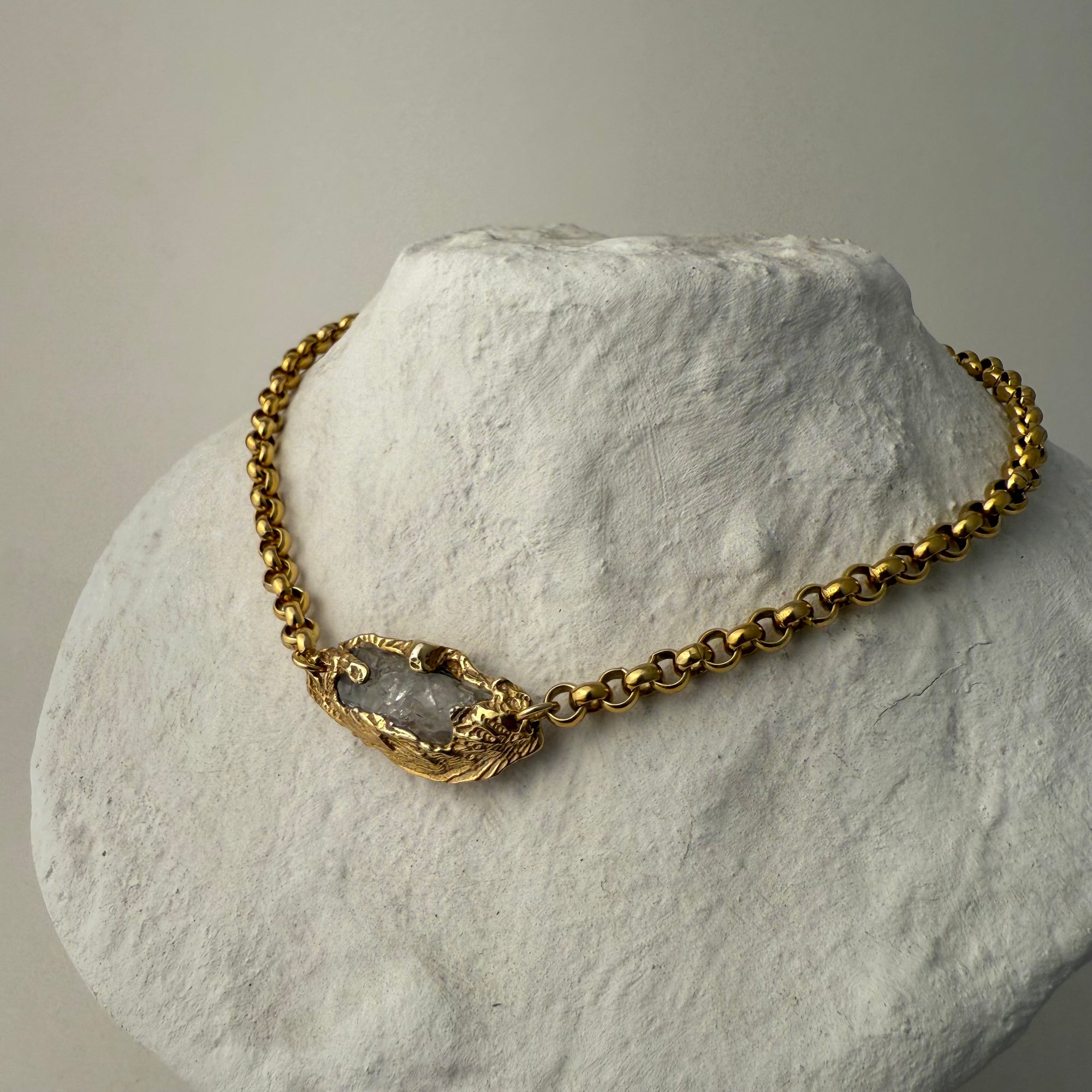 QUARTZ GEMSTONE CHAIN 2