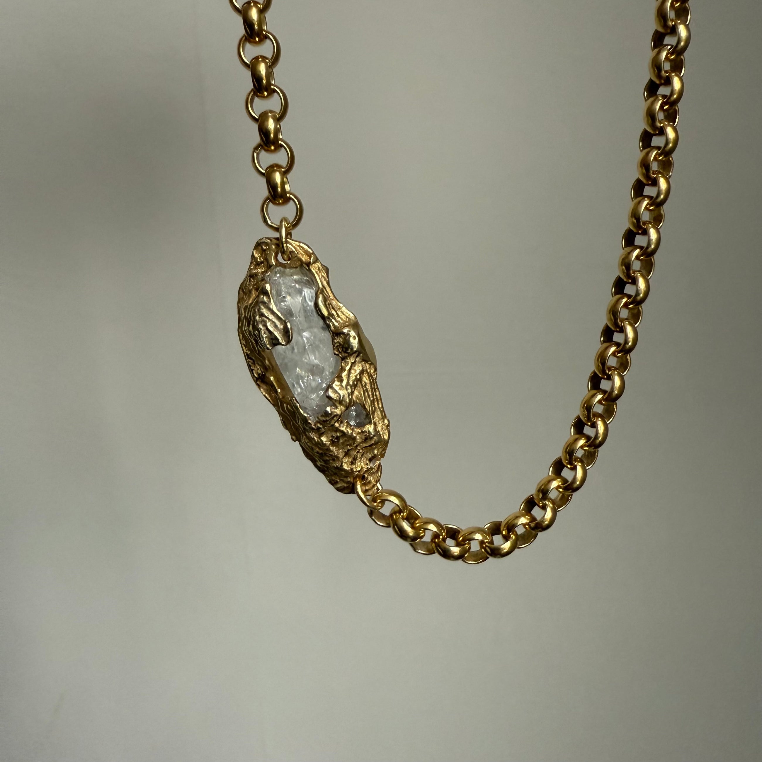 QUARTZ GEMSTONE CHAIN 2