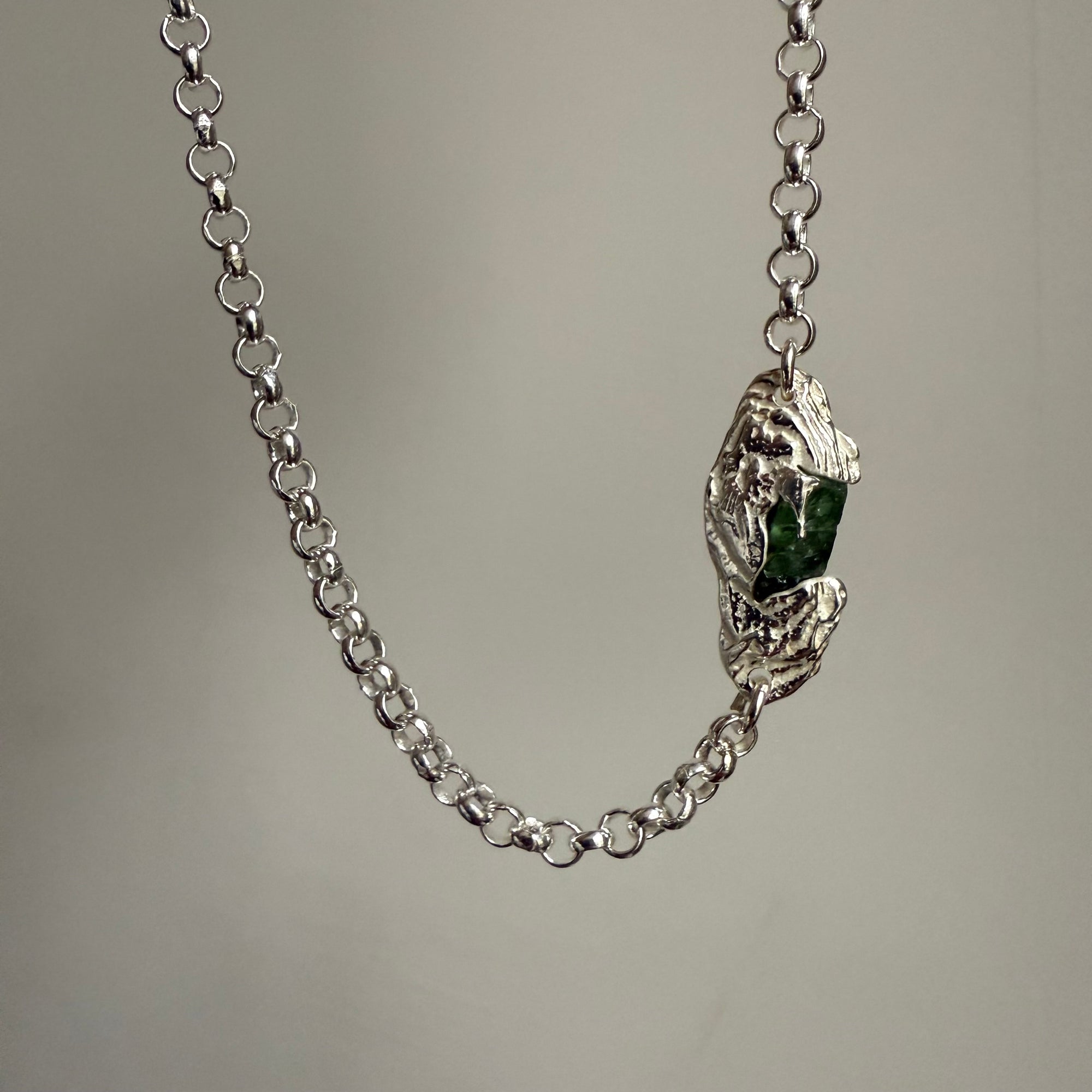 TOURMALINE GEMSTONE CHAIN 5