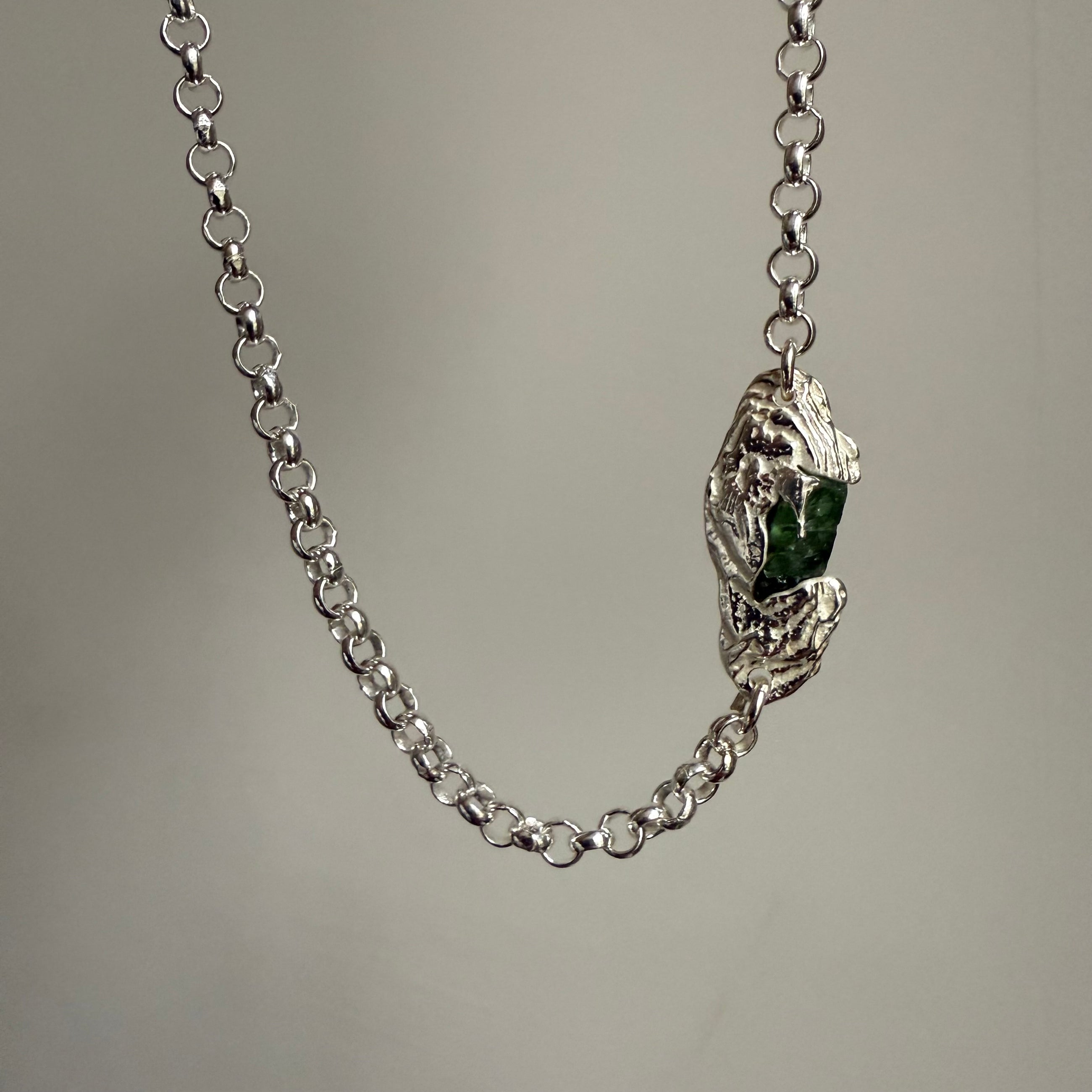 TOURMALINE GEMSTONE CHAIN 5