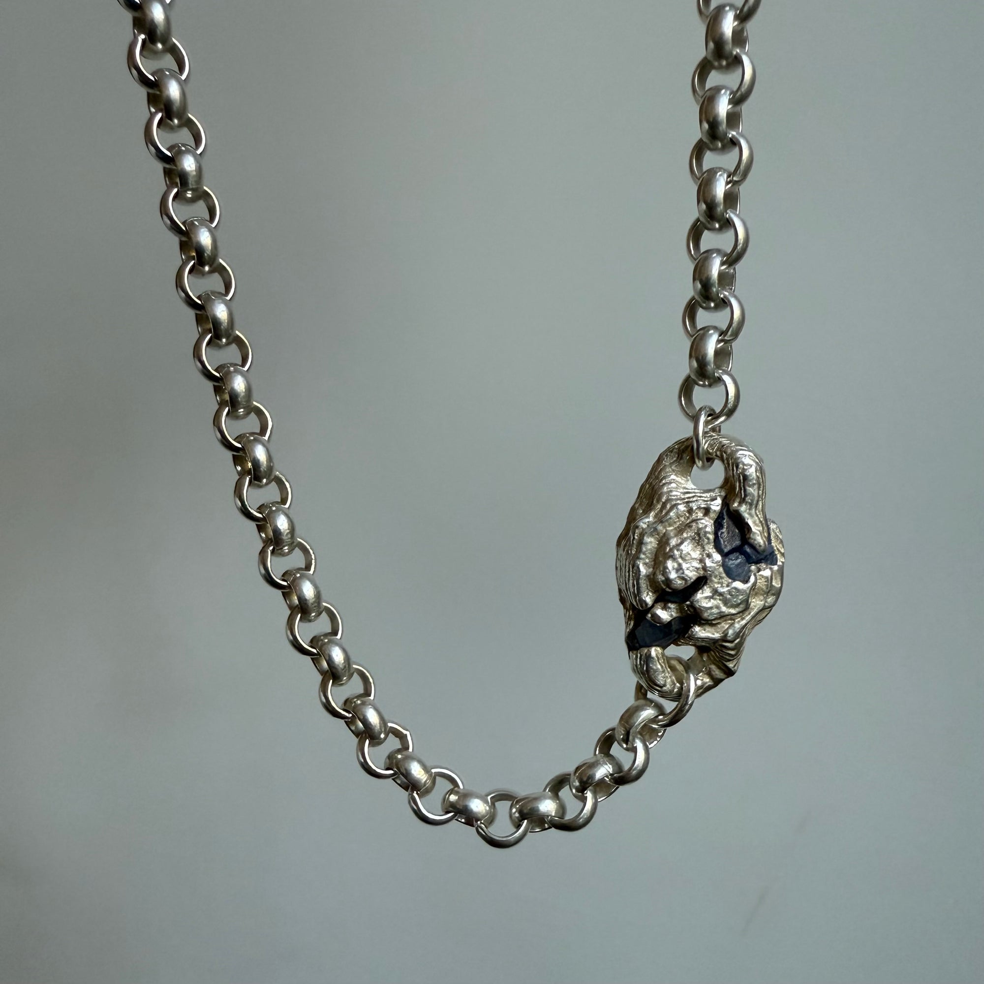 BLUE SAPPHIRE GEMSTONE CHAIN 19