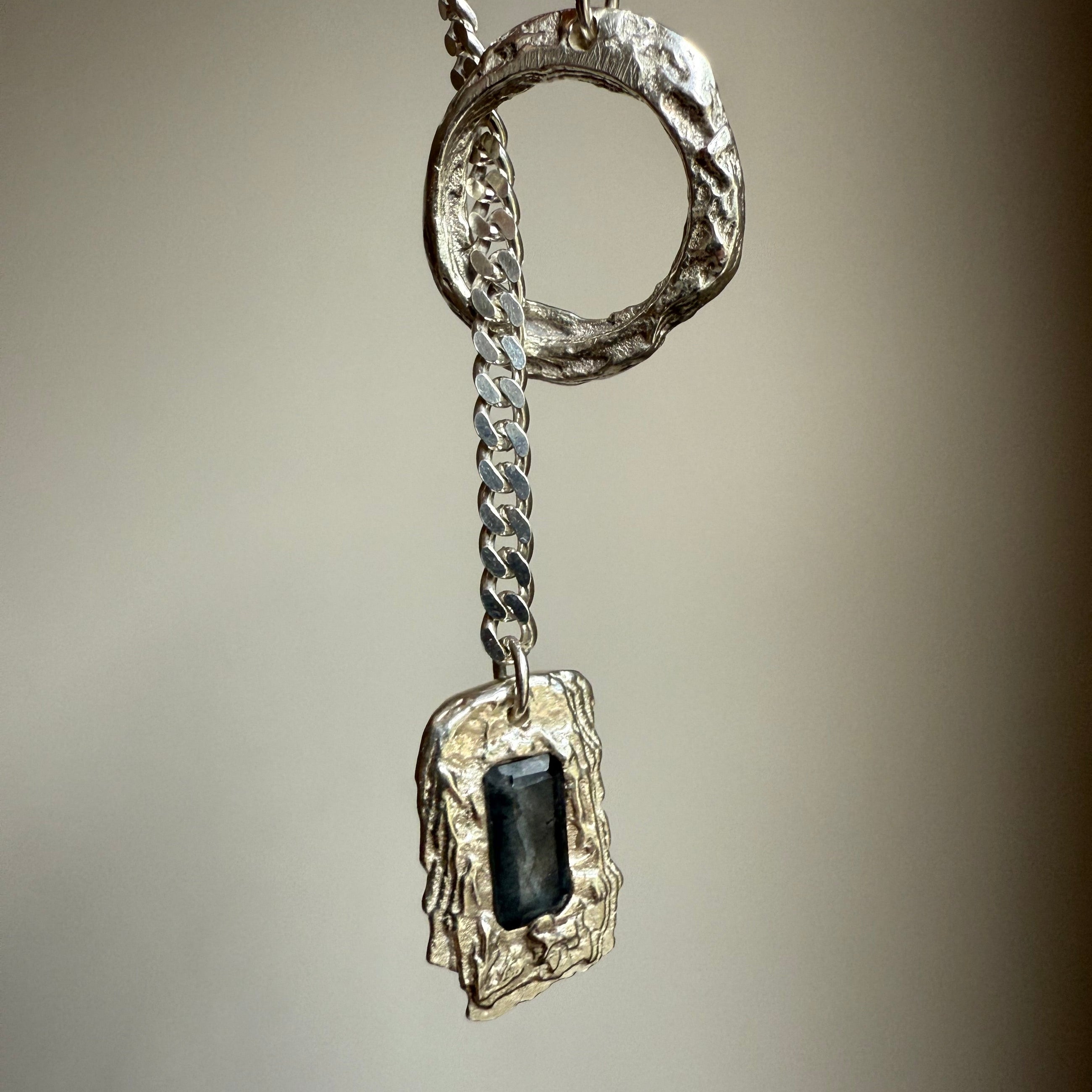 AQUAMARINE GEMSTONE CLASP 3