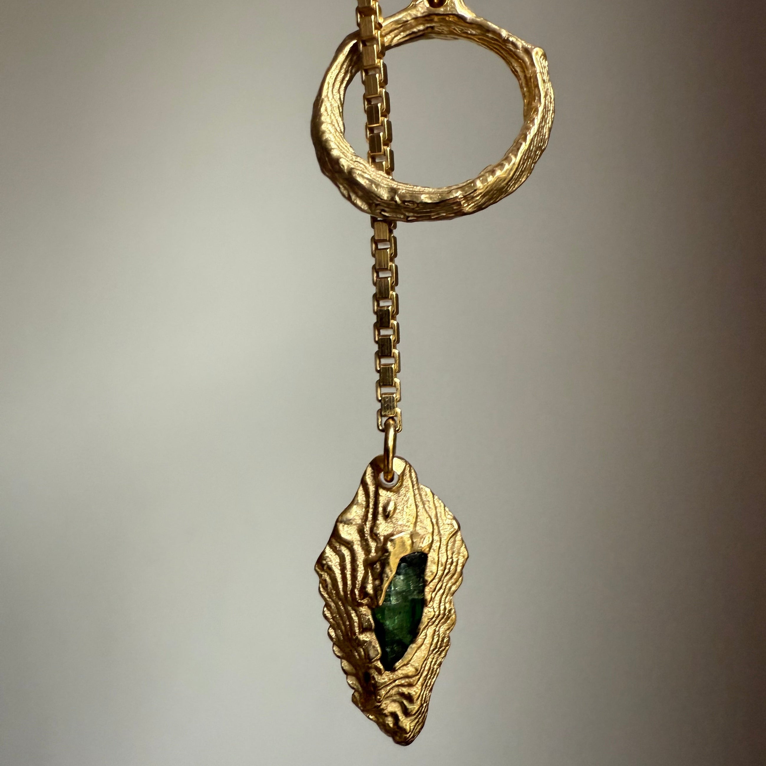 TOURMALINE GEMSTONE CLASP 1