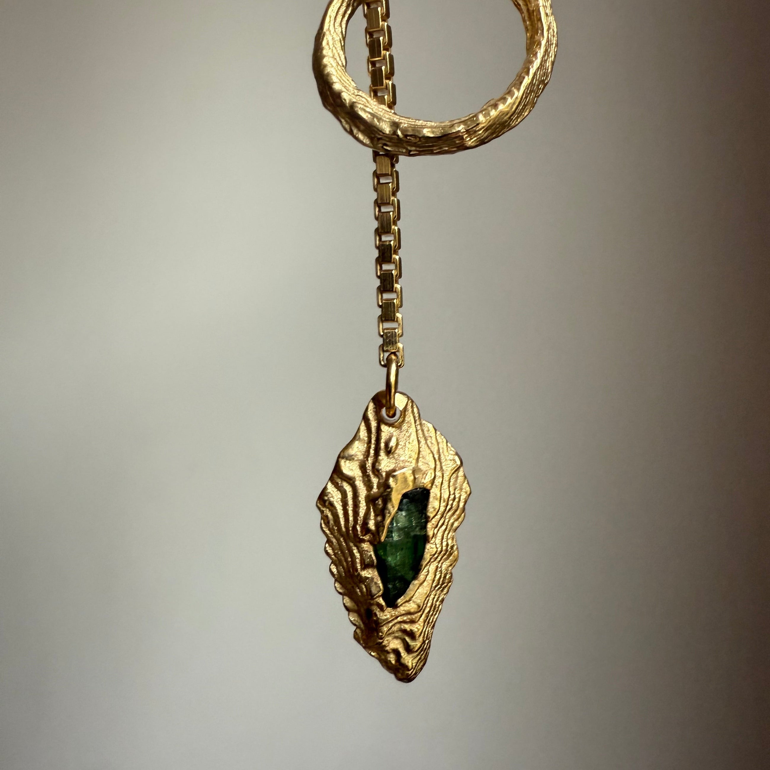 TOURMALINE GEMSTONE CLASP 1