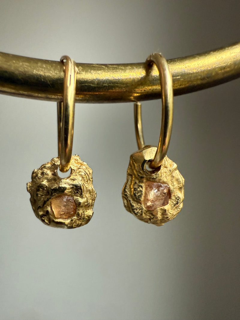 SAPPHIRE GEMSTONE HOOPS 5