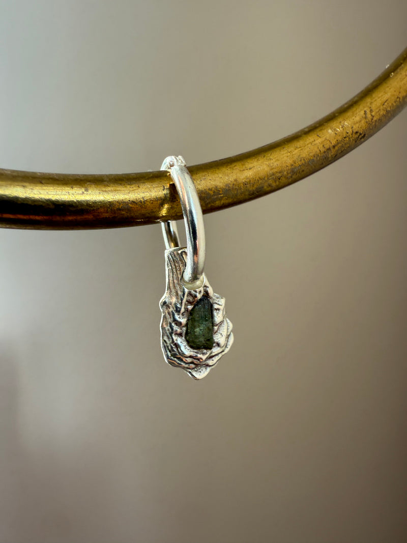 TOURMALINE GEMSTONE HOOP 2