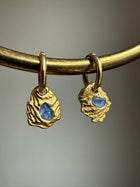 SAPPHIRE GEMSTONE HOOPS 4