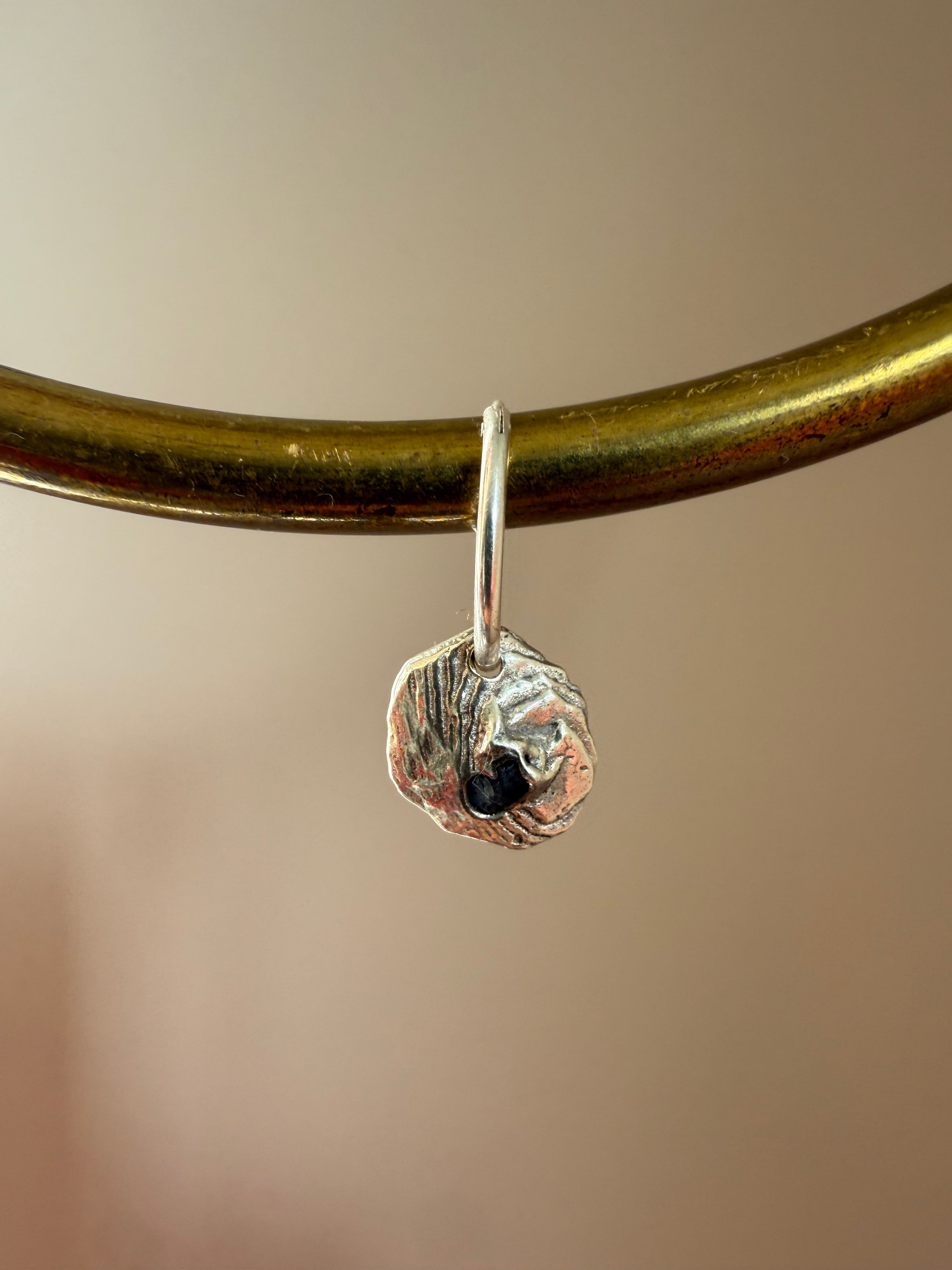 SAPPHIRE GEMSTONE HOOP 13