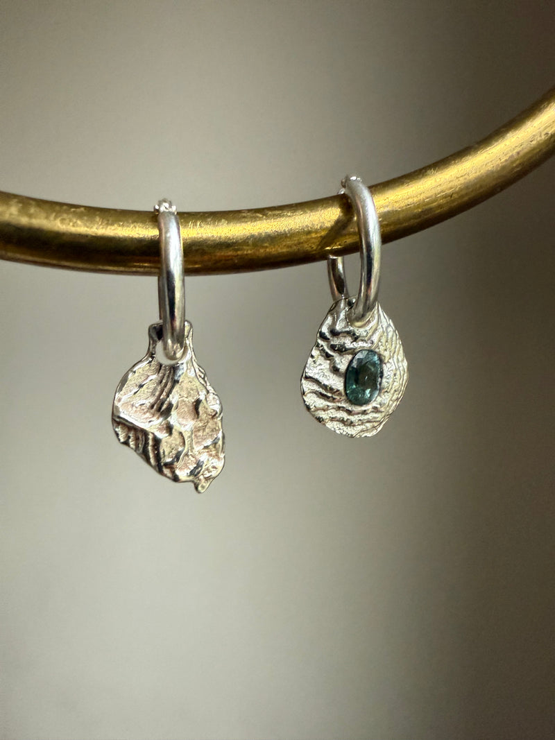 SAPPHIRE GEMSTONE HOOPS 9