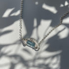 AQUAMARINE GEMSTONE CHAIN 1