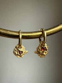 SAPPHIRE GEMSTONE HOOPS 2