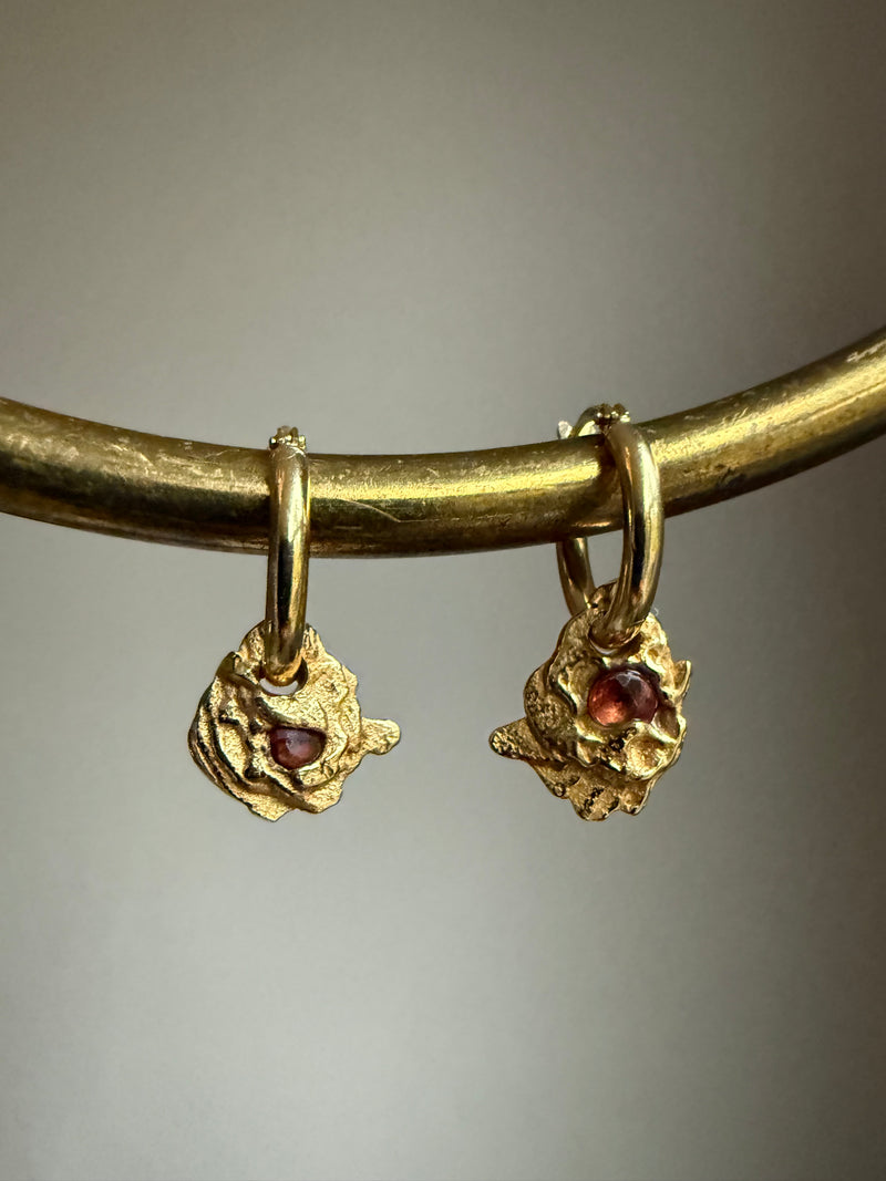 SAPPHIRE GEMSTONE HOOPS 2