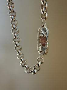 PINK SAPPHIRE SILVER BRACELET