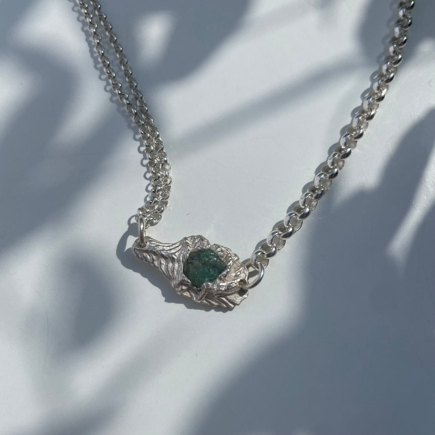 EMERALD GEMSTONE CHAIN 1