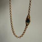 EMERALD GEMSTONE CHAIN 5