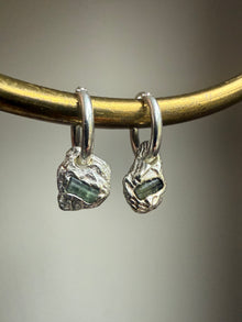 TOURMALINE GEMSTONE HOOPS 1