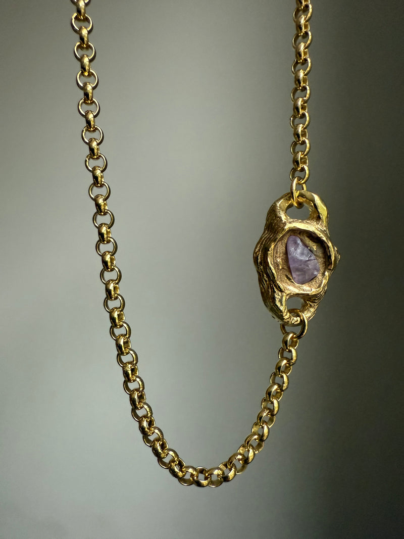 PINK SAPPHIRE GEMSTONE CHAIN 1