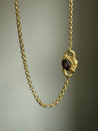 COGNAC SAPPHIRE GEMSTONE CHAIN 20