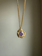 PINK CABOCHON SAPPHIRE PENDANT 2