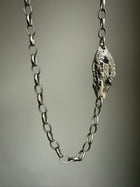 PURPLE GARNET GEMSTONE CHAIN 1