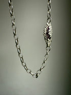 PURPLE GARNET GEMSTONE CHAIN 1