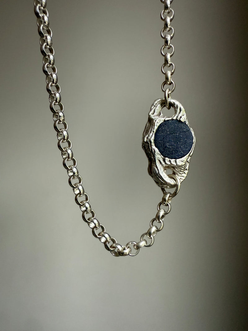 LAPIS GEMSTONE CHAIN 3