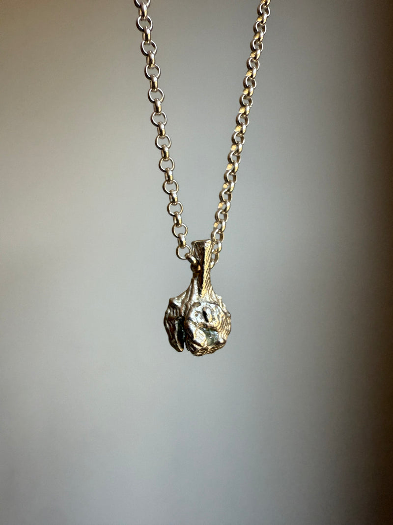 PERIDOT SILVER PENDANT 4