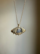 PALE BLUE SAPPHIRE PENDANT