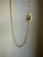 PURPLE GARNET GEMSTONE CHAIN 2