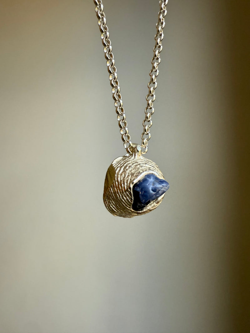 SAPPHIRE BALL PENDANT 1