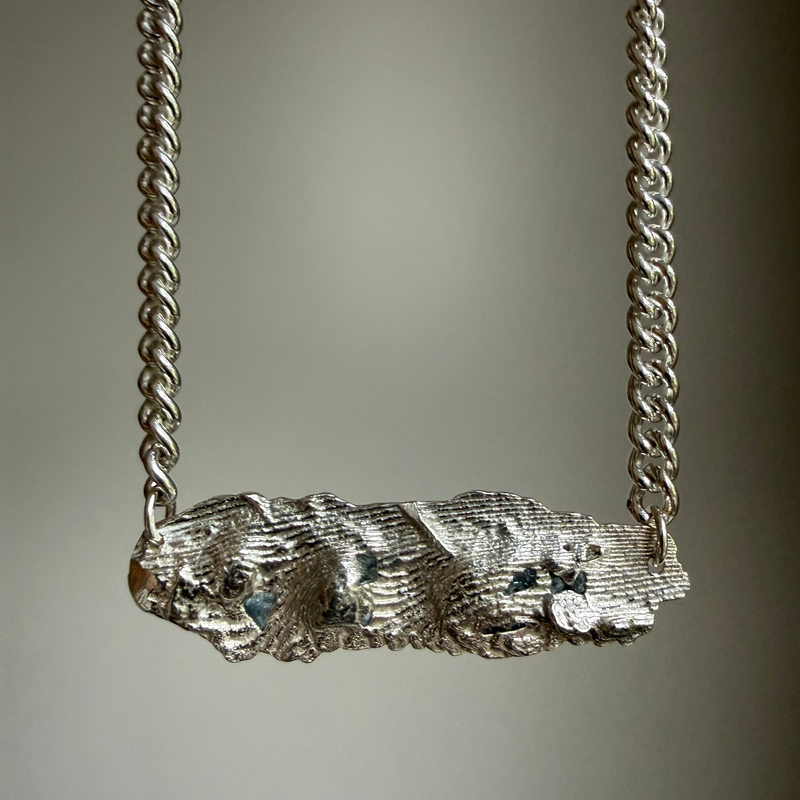 AQUAMARINE GEMSTONE CHAIN 9