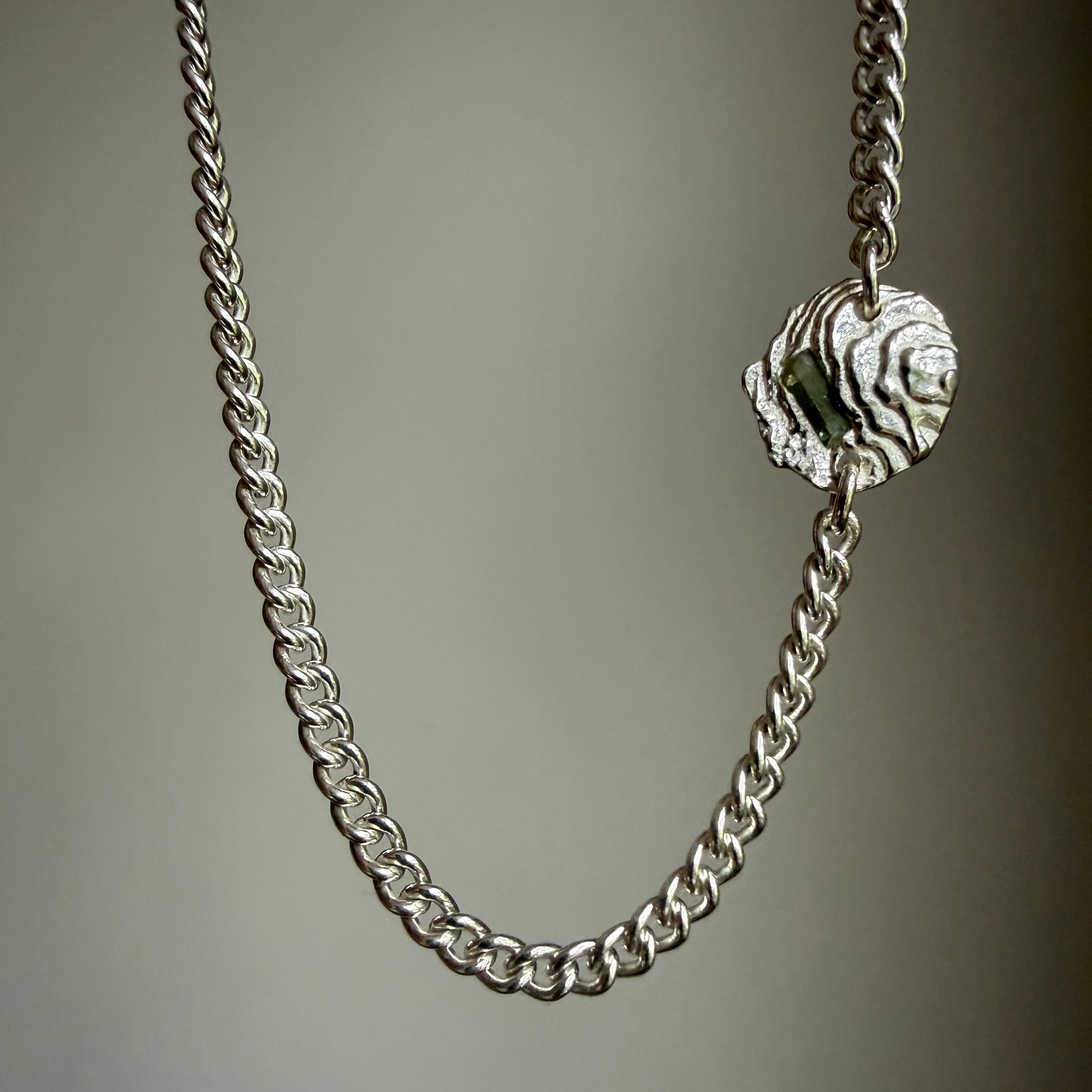 TOURMALINE GEMSTONE CHAIN 1