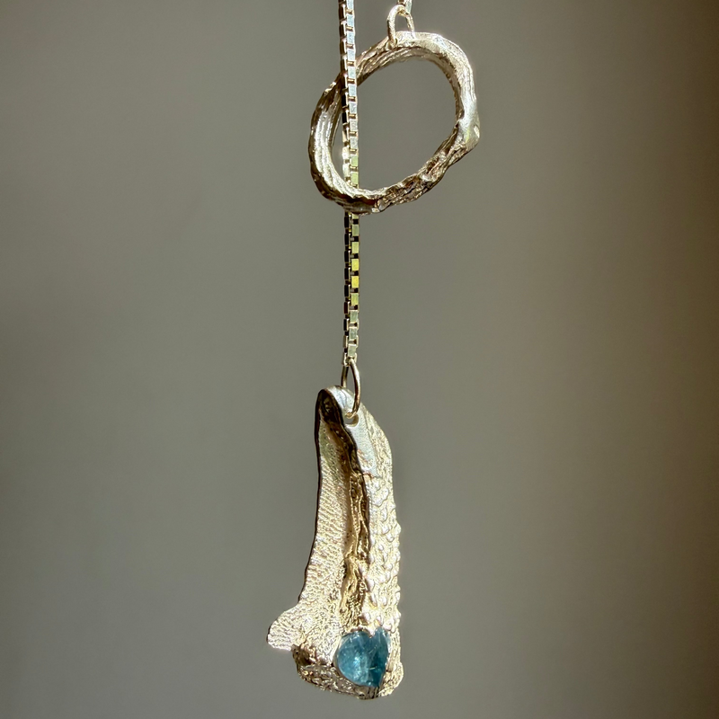 AQUARMARINE GEMSTONE CLASP 8