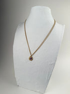 PINK CABOCHON SAPPHIRE PENDANT 2