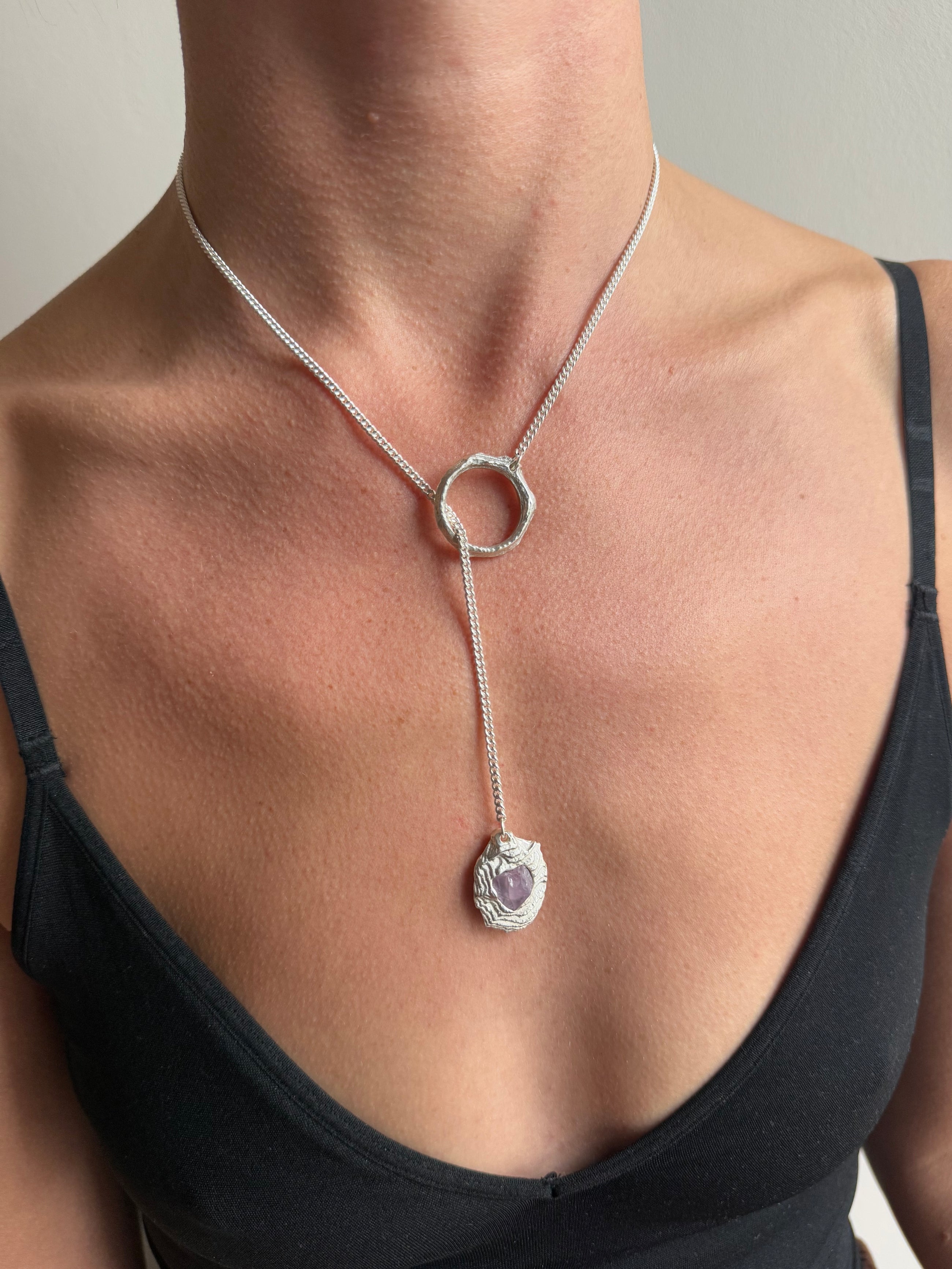 PINK SAPPHIRE GEMSTONE CLASP 2