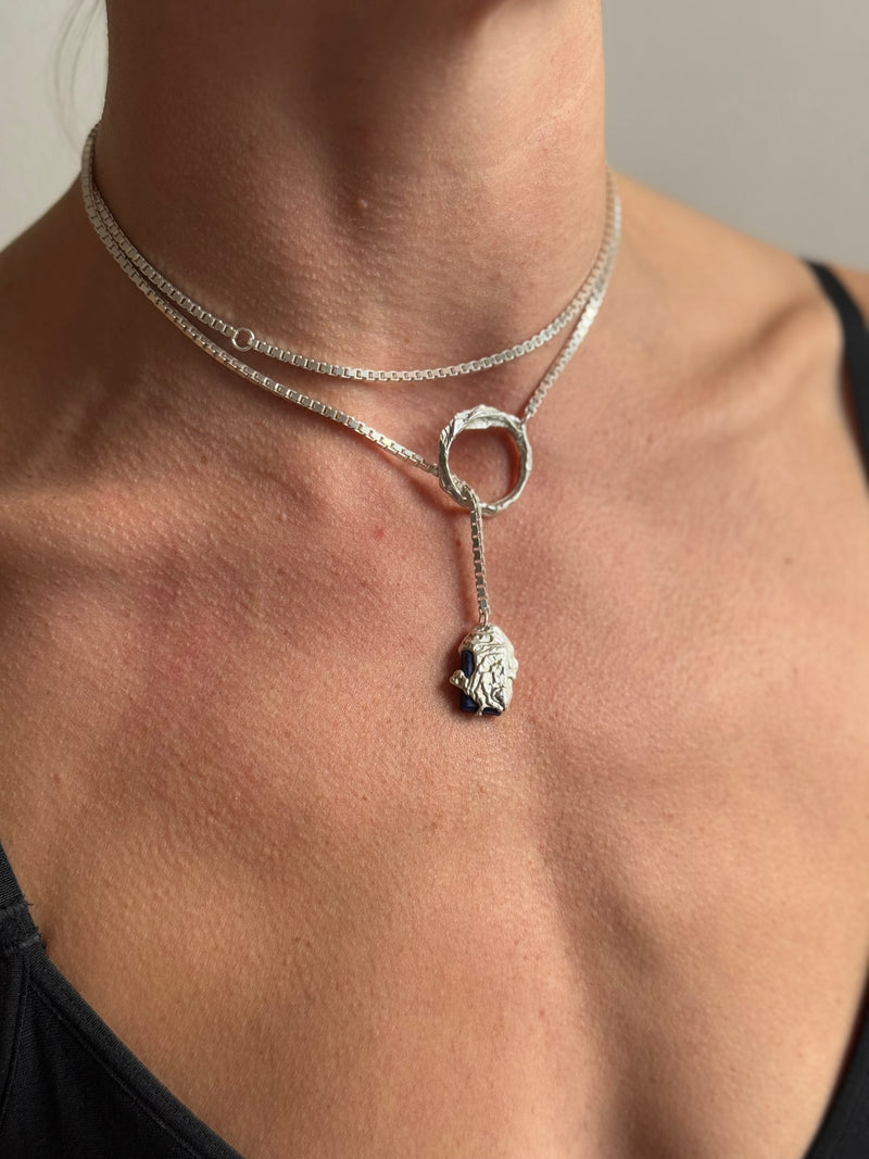 LAPIS GEMSTONE CLASP 2