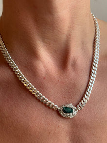 EMERALD GEMSTONE CHAIN 8