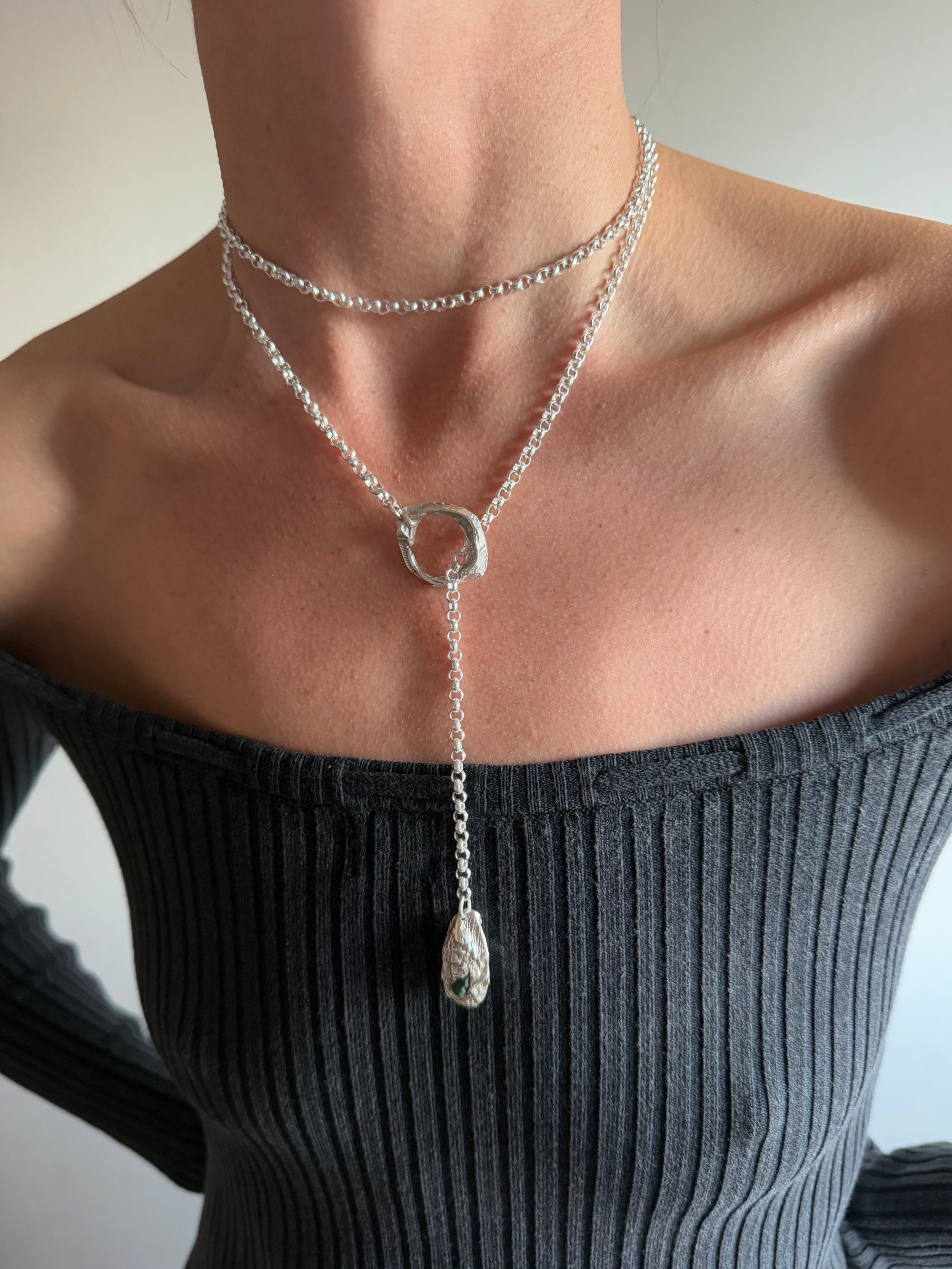 EMERALD GEMSTONE CLASP 1