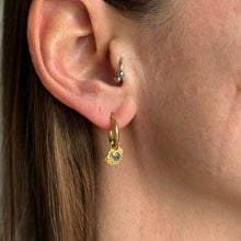 SAPPHIRE GEMSTONE HOOPS 3