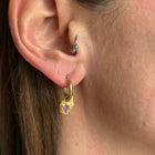 SAPPHIRE GEMSTONE HOOPS 3