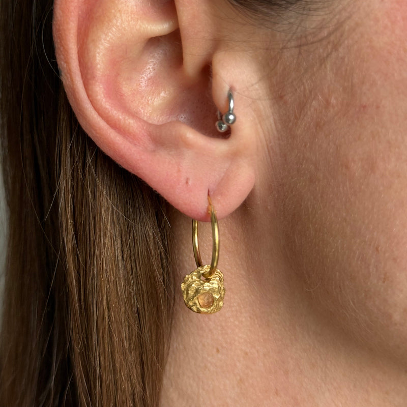 SAPPHIRE GEMSTONE HOOPS 5