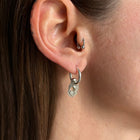 NO STONE GEMSTONE HOOP 1