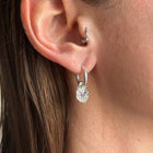 SAPPHIRE GEMSTONE HOOP 11