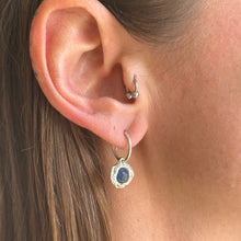 SAPPHIRE GEMSTONE HOOP 12