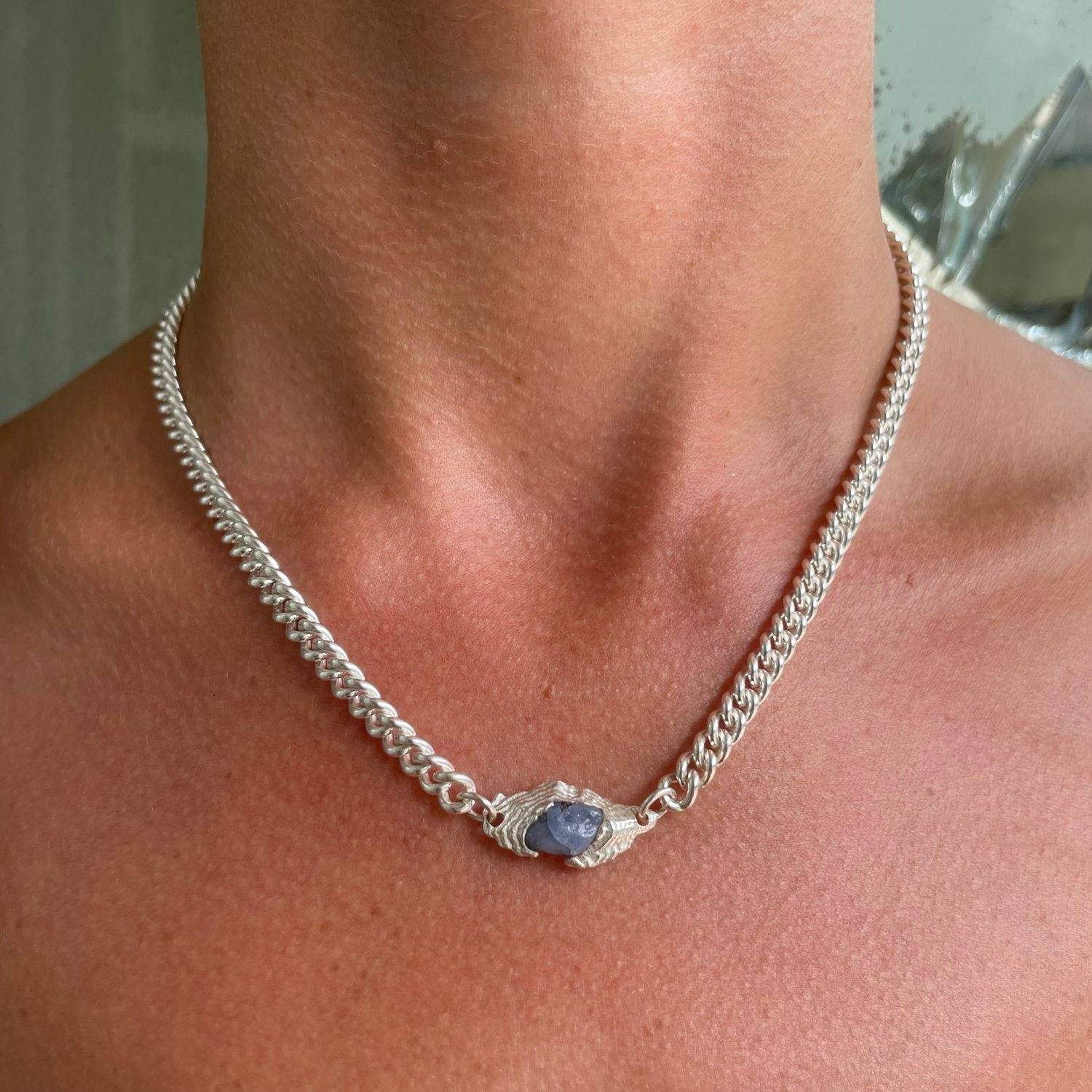 SAPPHIRE GEMSTONE CHAIN 3