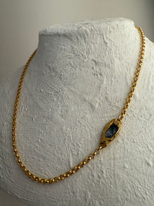 SAPPHIRE GEMSTONE CHAIN 18